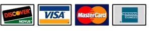 [Discover Card, VISA, MasterCard, American Express]